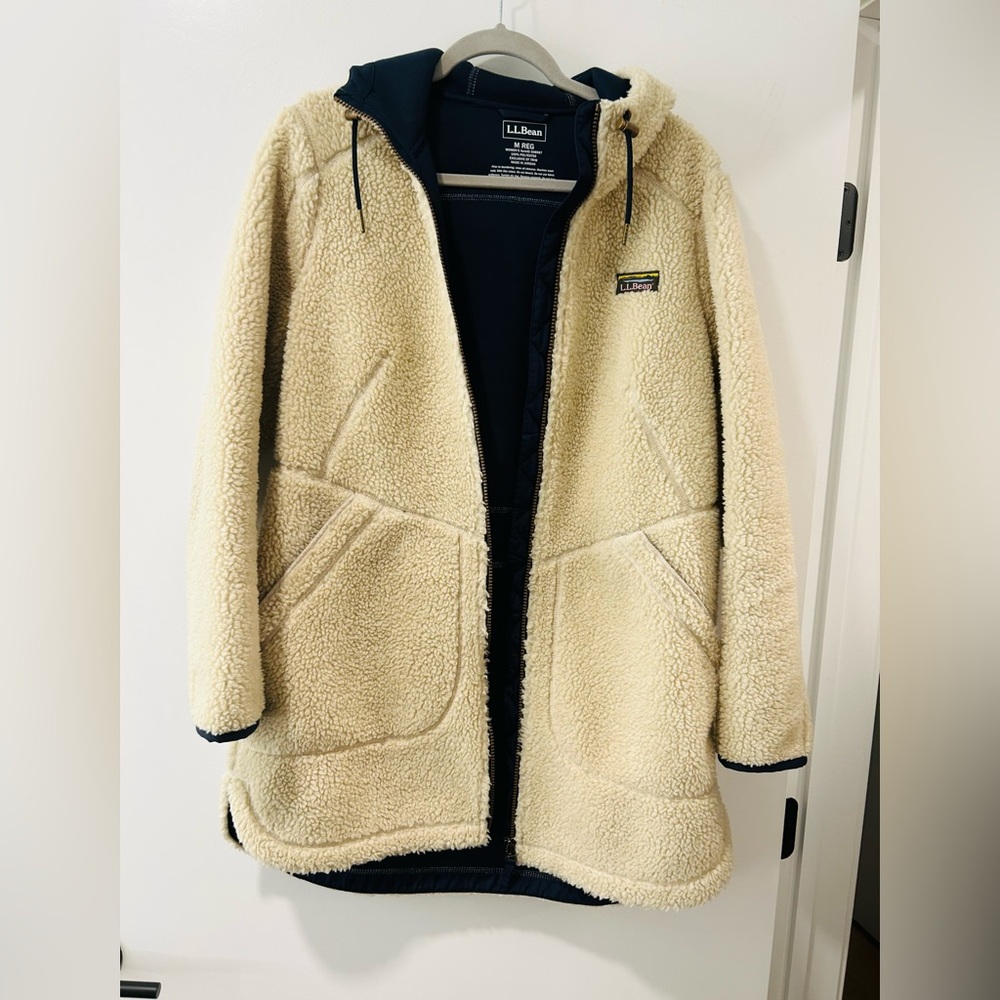 Llbean Mountain Pile Fleece Coat